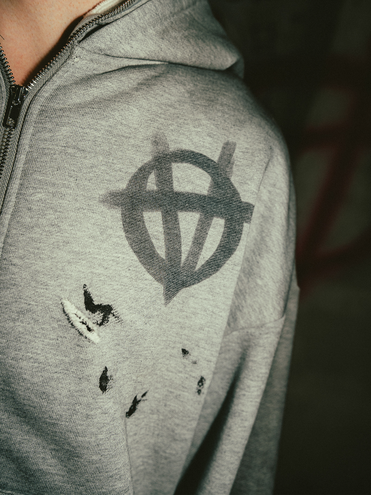 ANARCHAOS BALACLAVA ZIP-UP HOODIE