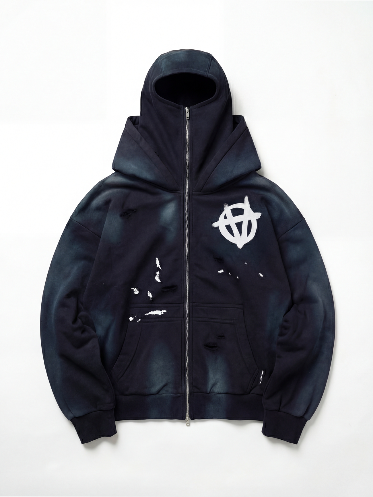 ANARCHAOS BALACLAVA ZIP-UP HOODIE