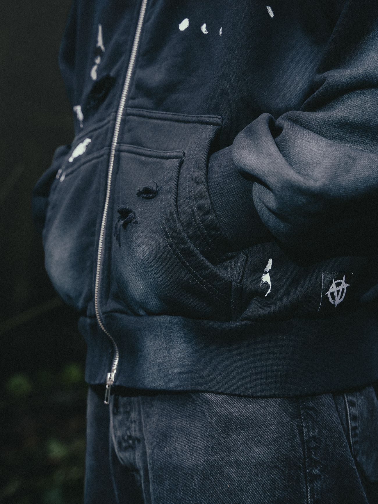 ANARCHAOS BALACLAVA ZIP-UP HOODIE